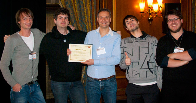[Multimedia Lab wins the Best Demo Award at ISWC 2012]